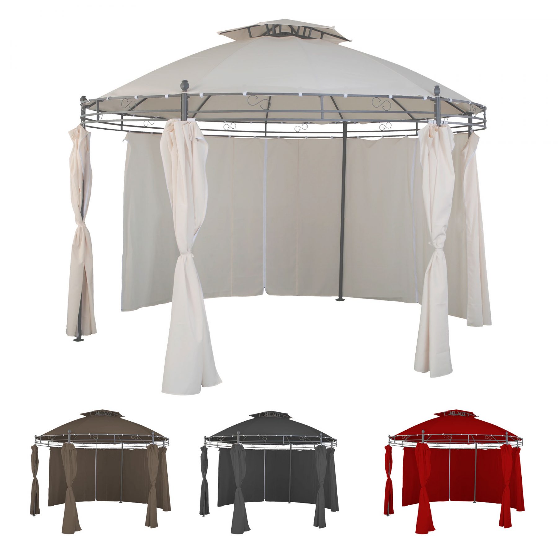 Pavillon rund linder exclusiv