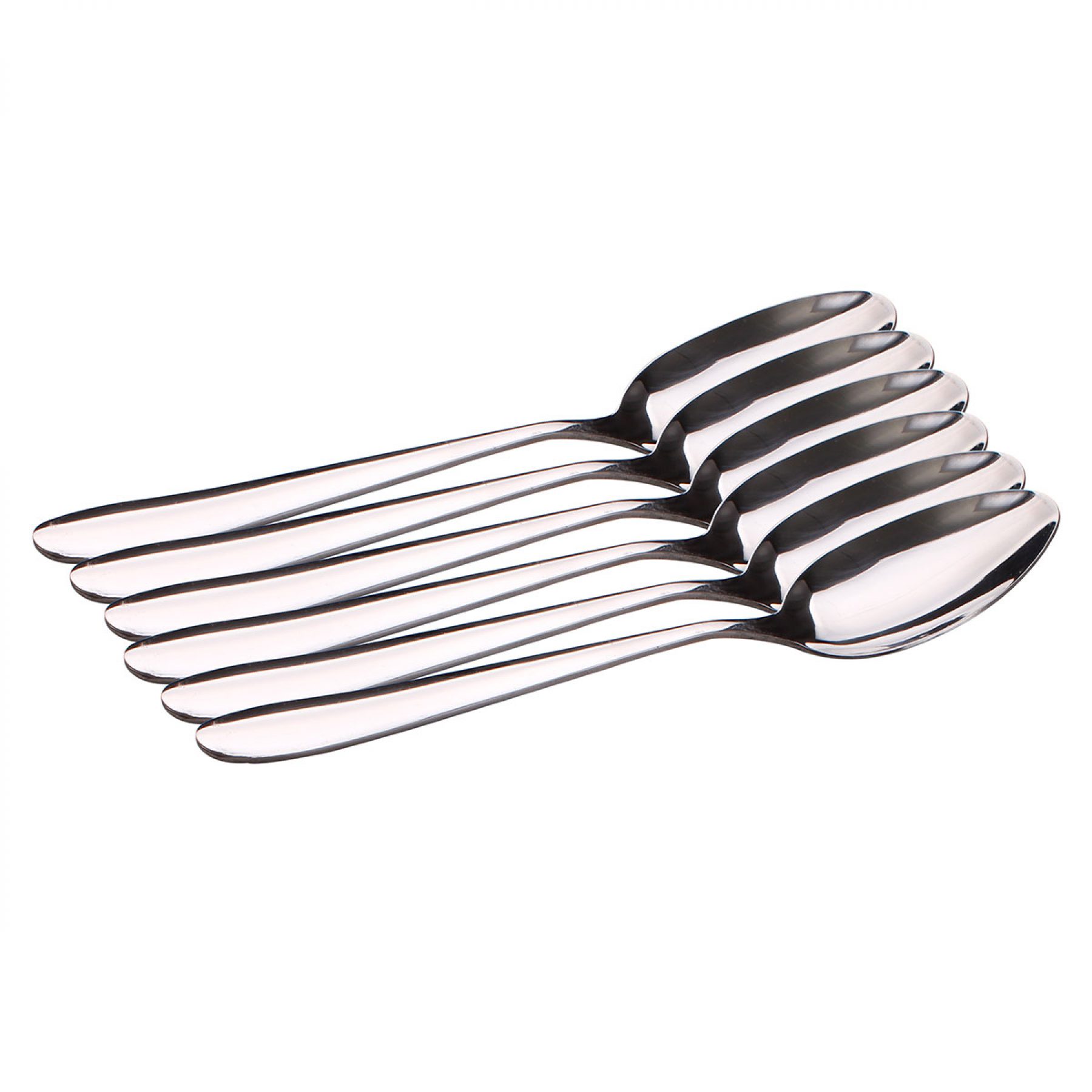 Edelstahl Esslöffel Set 4 Stück - Hochglanzpolierte Löffel Mit Langem Griff